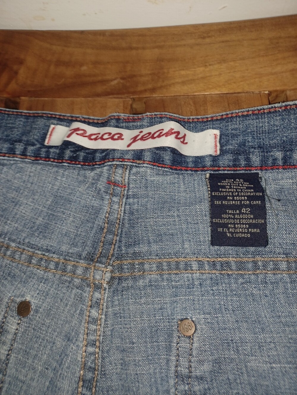90s Paco Jeans Ltd Jean Shorts Baggy - Picture 4 of 11